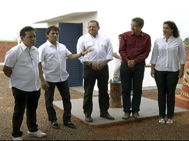 Vereadores participam de inauguração de poço em Taveira<strong>[Veja vídeo]</strong>